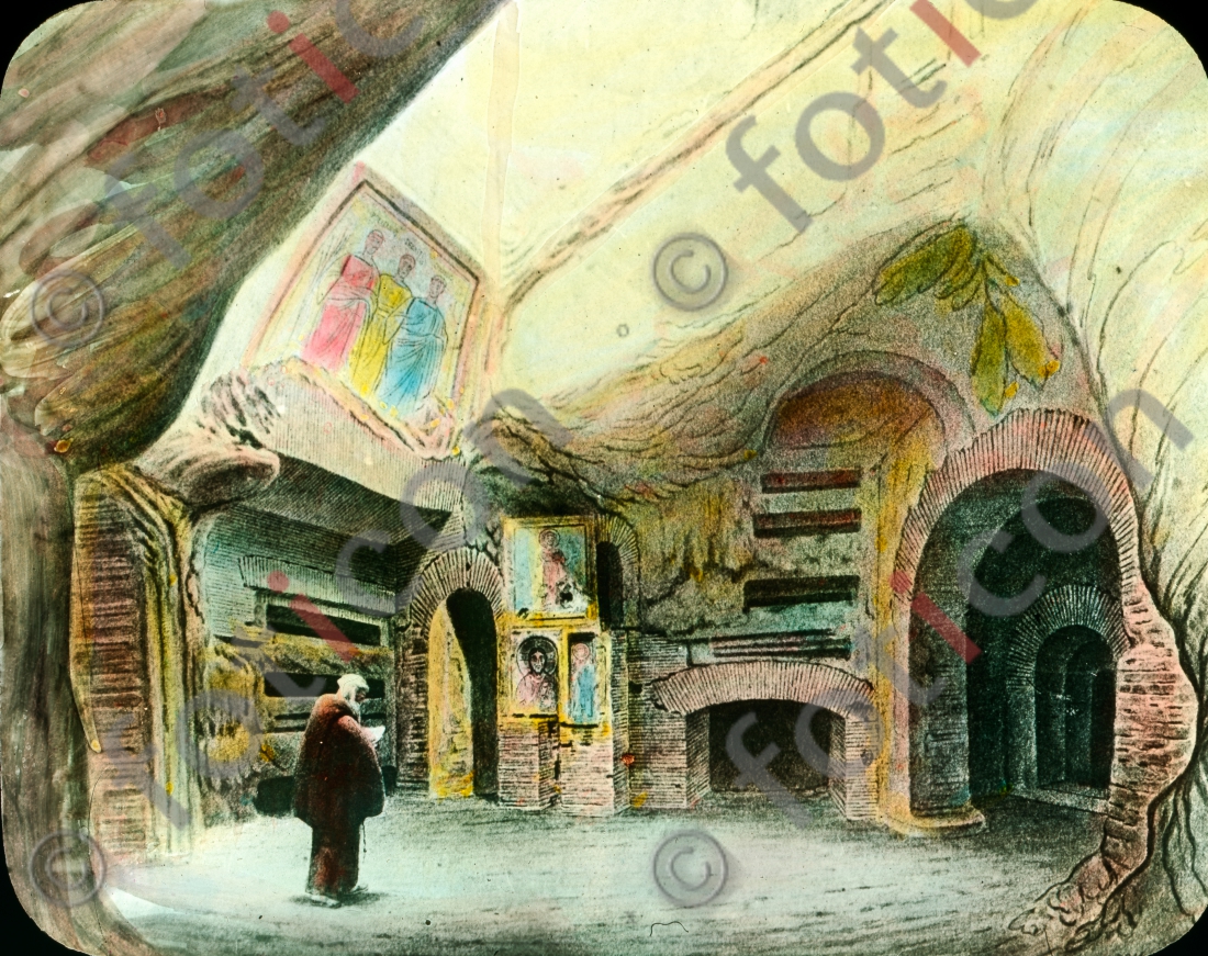 Krypta der Hl. Cäcilia | Crypt of St. Cecilia - Foto foticon-simon-107-024.jpg | foticon.de - Bilddatenbank für Motive aus Geschichte und Kultur